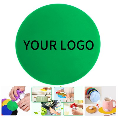 Silicone Non Slip Round Jar Lid Opener Coaster