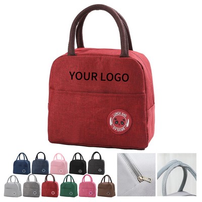 Oxford Fabric Insulated Lunch Bag With 6L Capacity